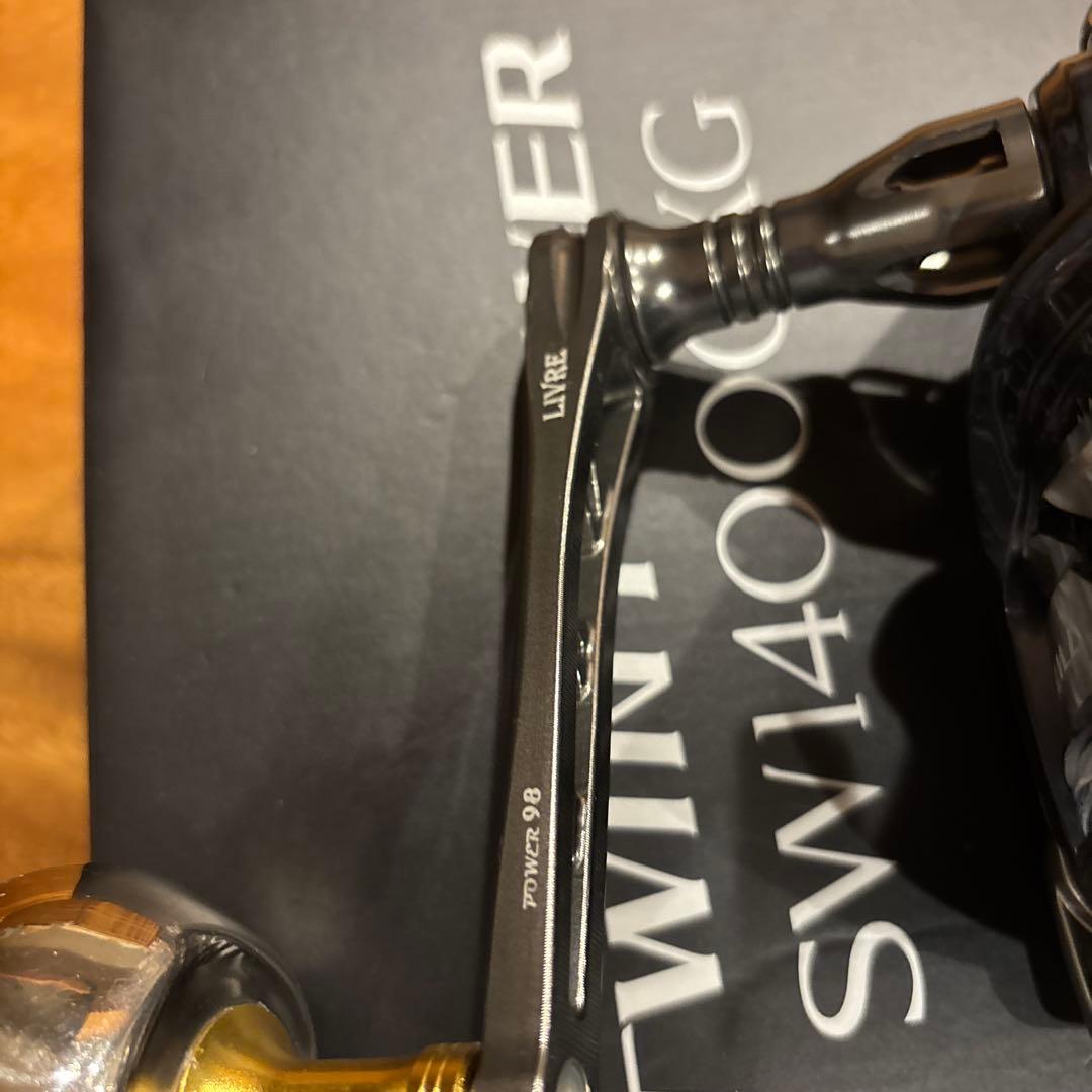 TWINPOWER SW14000XG リブレパワーハンドル98リールガード付き