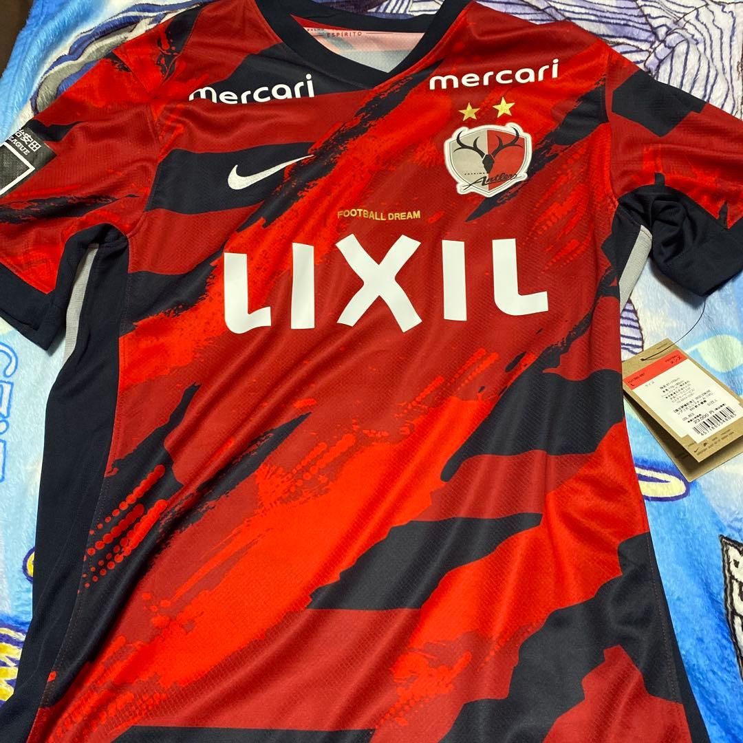 鹿島アントラーズ 国立限定 レプリカユニフォーム レッド ゴールド Lサイズ