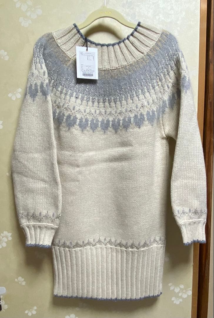 激レア‼️完売品‼️Heart Fair Isle Knit Mini Dress
