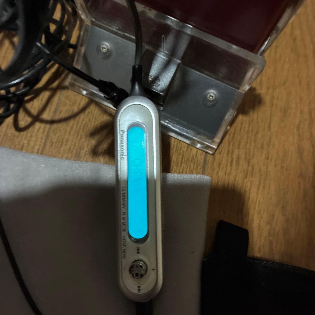 Panasonic MDプレーヤー SJ-MJ99 レッド　赤