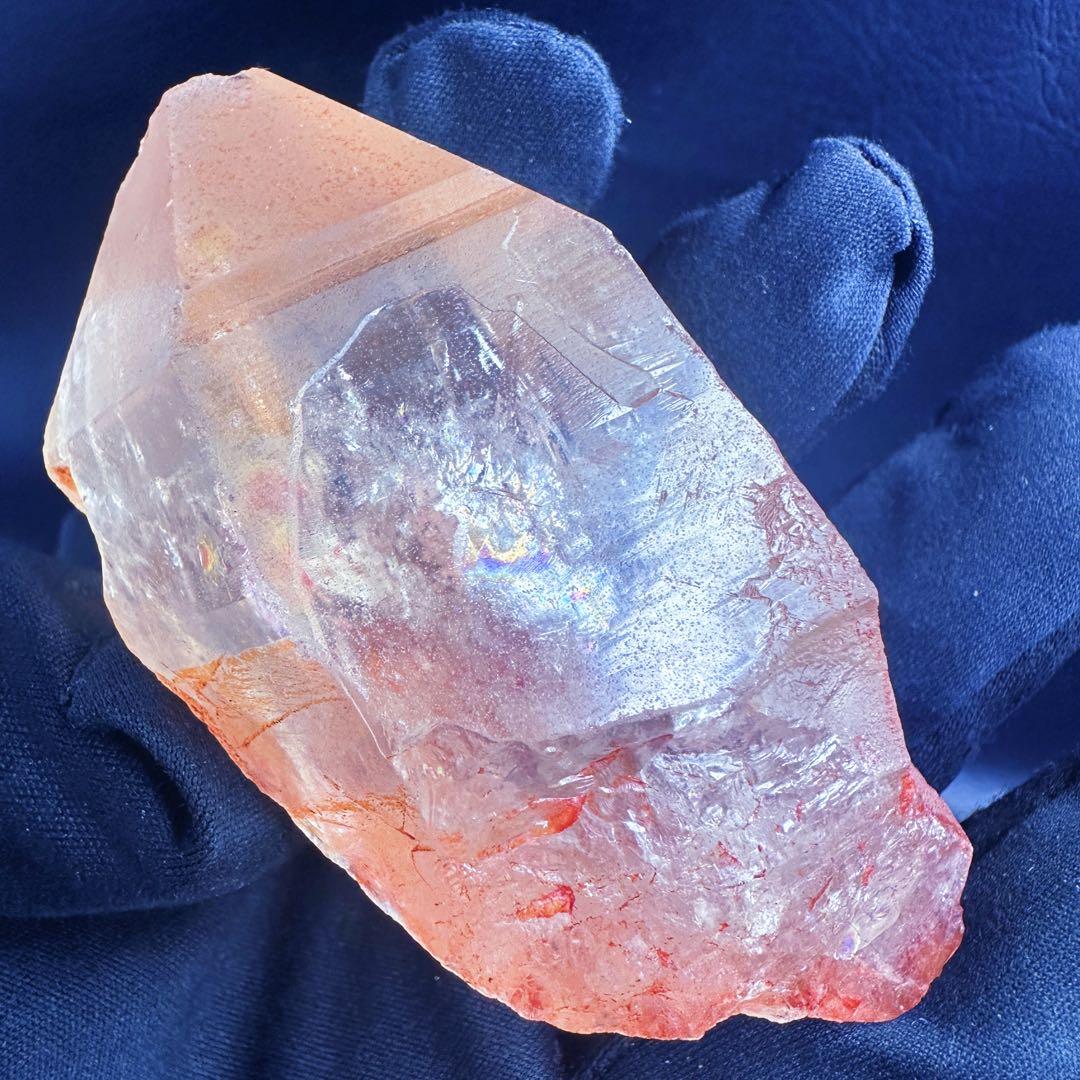 爆レア❗️超綺麗♡可愛い♡レインボー☆ピンクレムリアンシード原石ポイントA1377