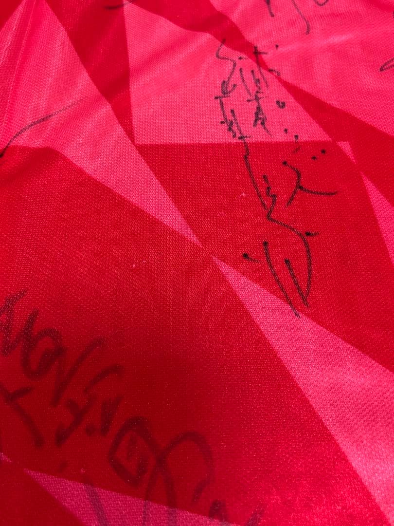 ミズノ　浦和レッズ　レプリカユニフォーム　サイン入り　ビンテージ