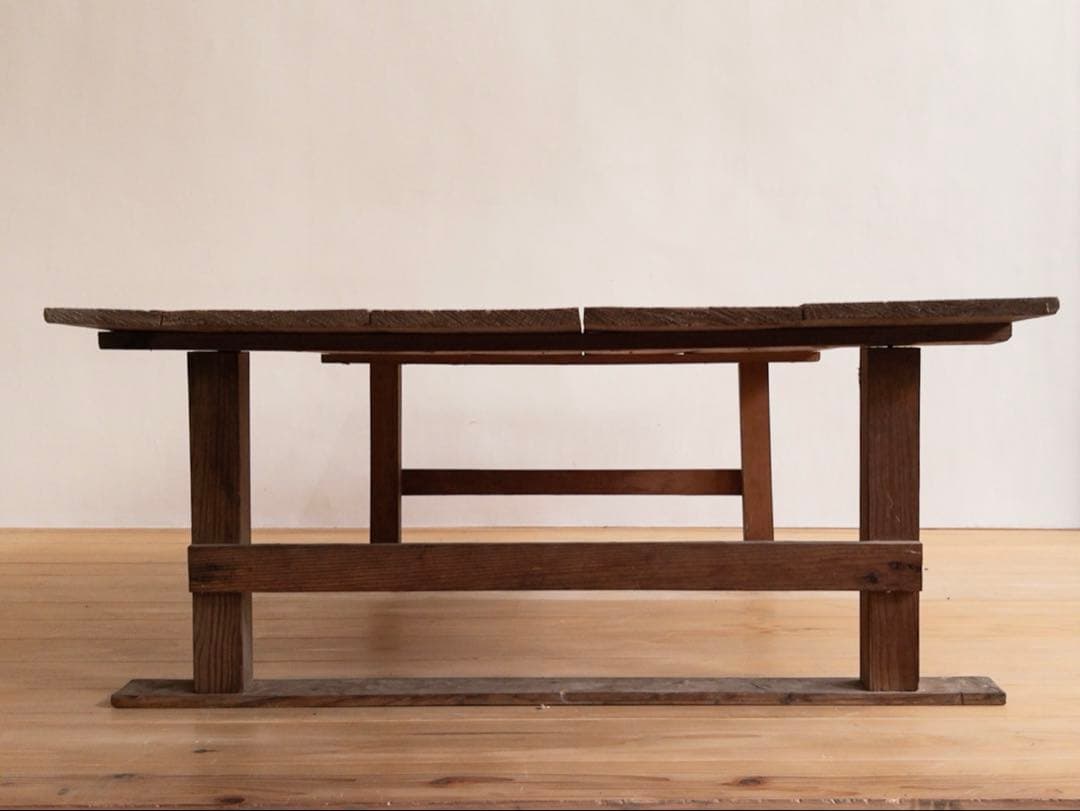 ローテーブル　幅 128.5㎝　M053　古家具　ビンテージ　アンティーク