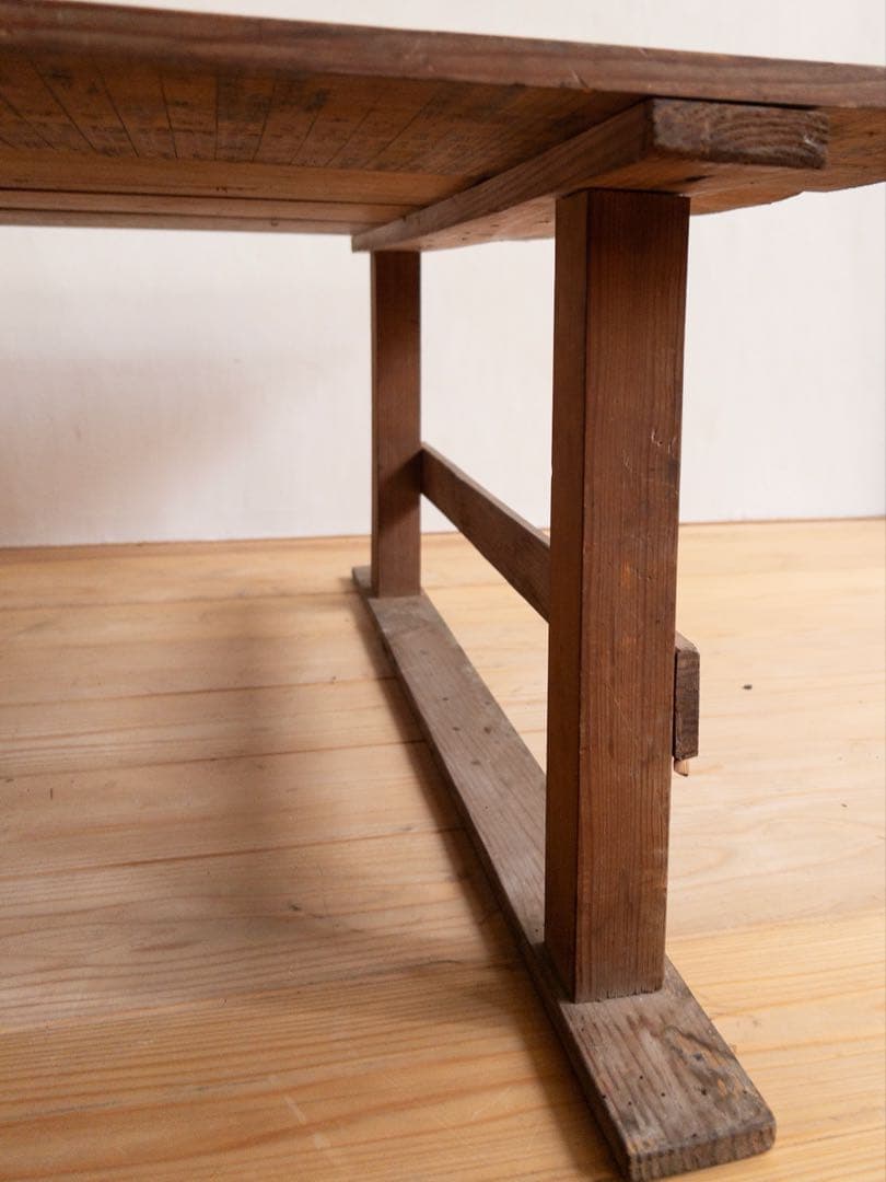 ローテーブル　幅 128.5㎝　M053　古家具　ビンテージ　アンティーク