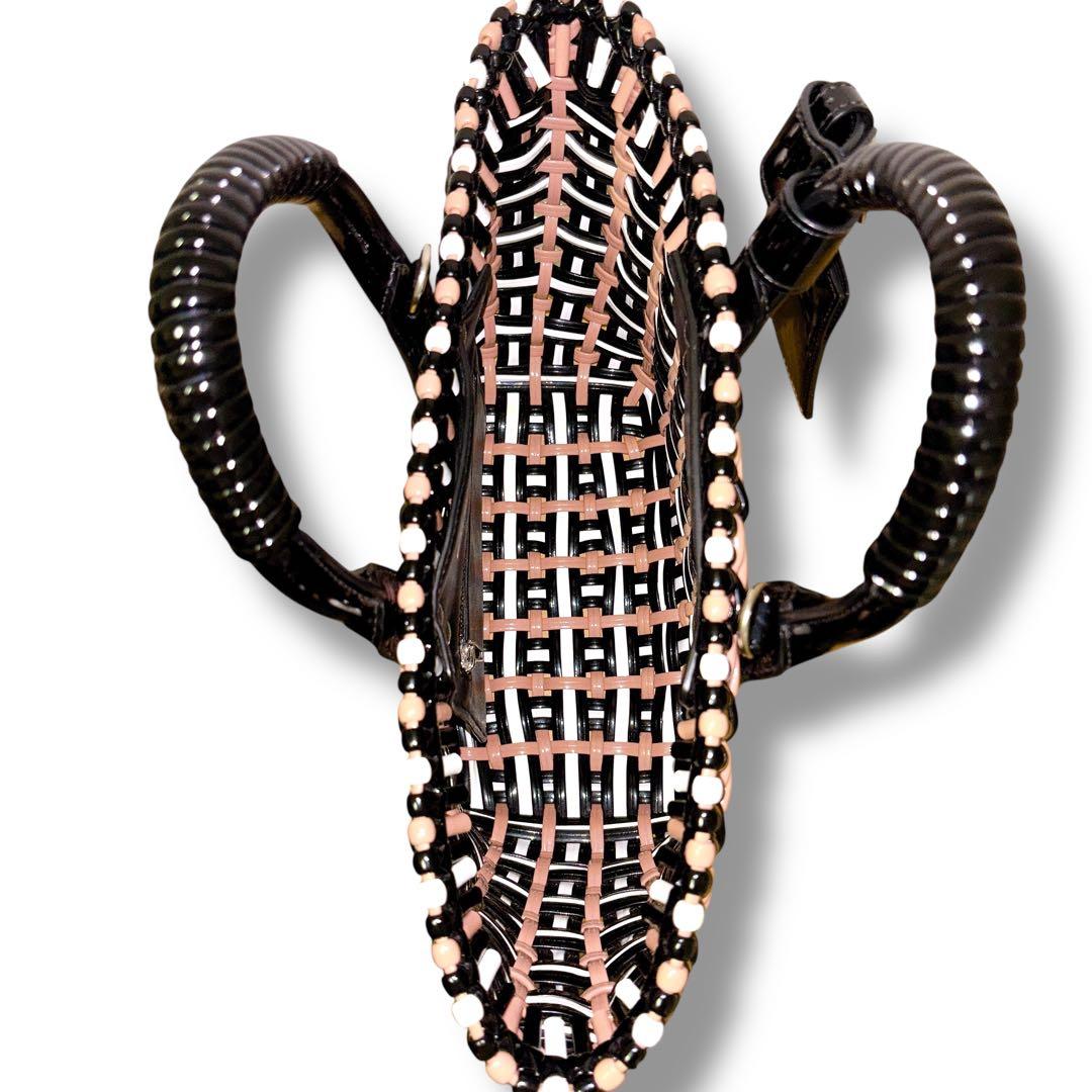 美品 BALENCIAGA バレンシアガ ビストロXS カゴバッグ　ハンドバッグ