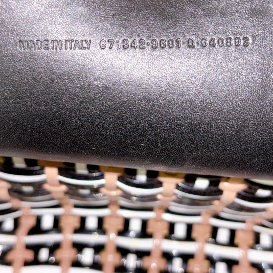 美品 BALENCIAGA バレンシアガ ビストロXS カゴバッグ　ハンドバッグ