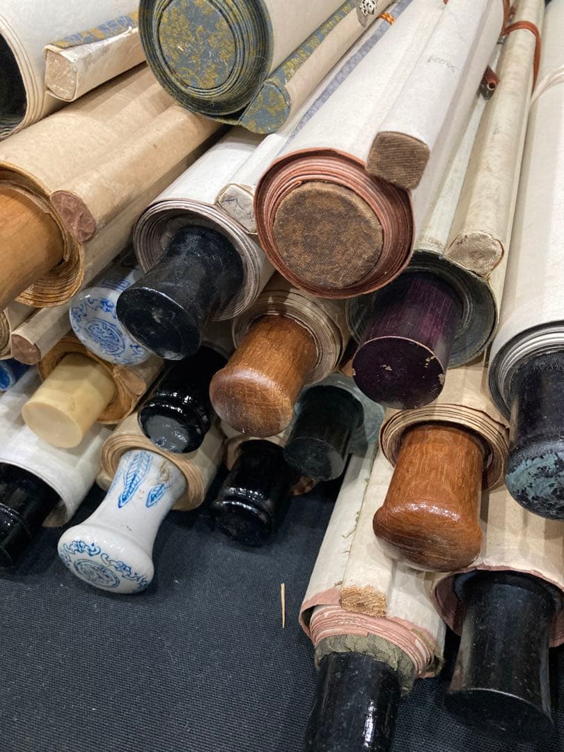 売り切り！★大量★ 全て中国掛軸まとめて50本セット