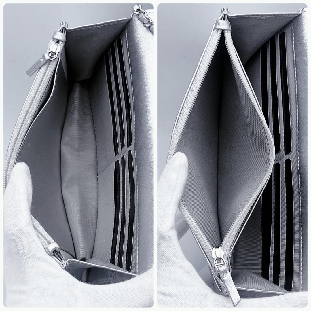 シャネル マトラッセ チェーンウォレット バッグ 正規保証2746