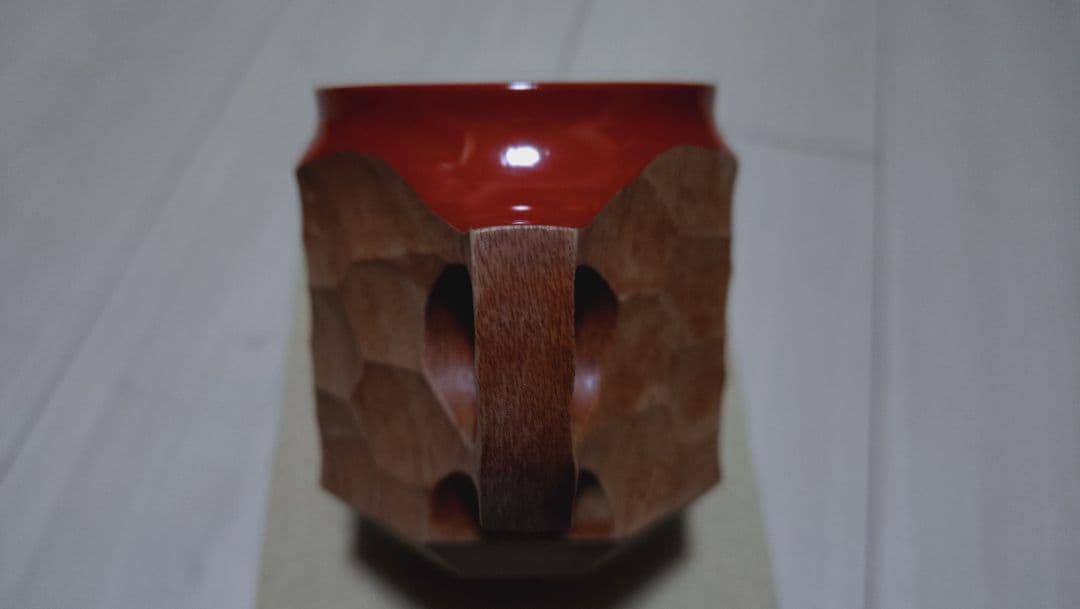 Akihiro WoodWorks ジンカップ 漆 橙 オレンジ M