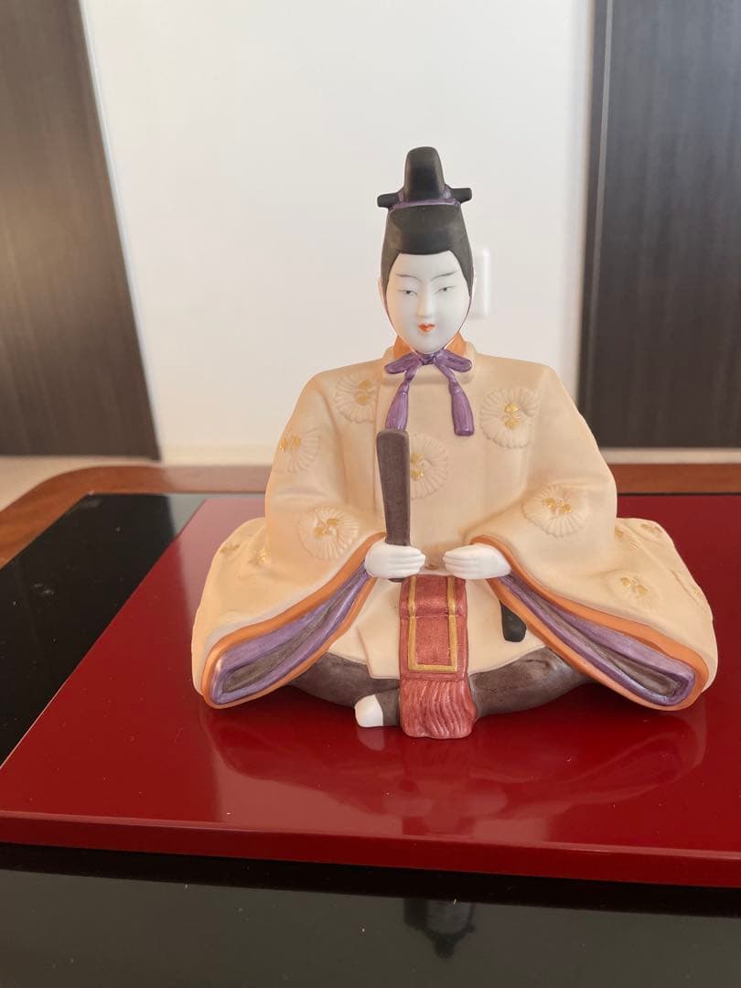 【レア】のりたけ謹製　陶器びな　雛人形　お内裏様　お雛様　ビンテージ