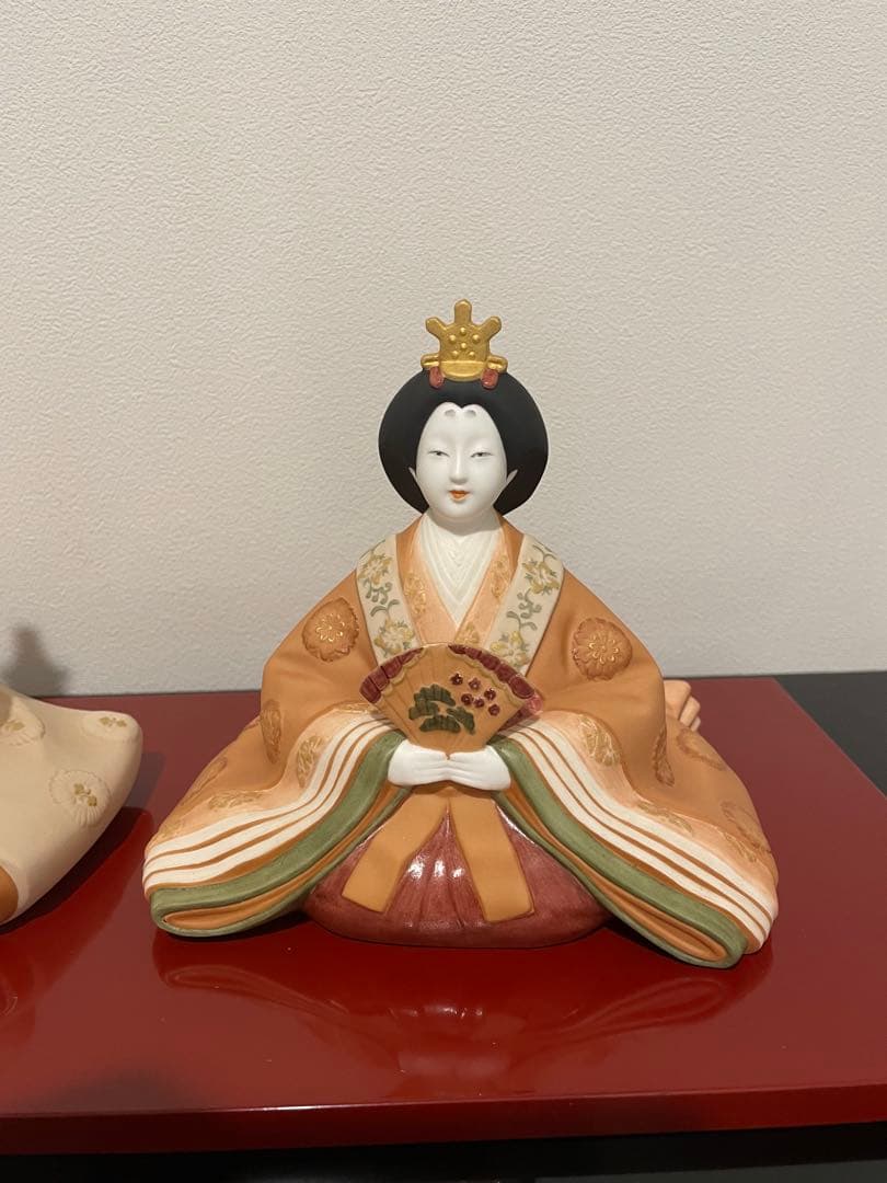 【レア】のりたけ謹製　陶器びな　雛人形　お内裏様　お雛様　ビンテージ
