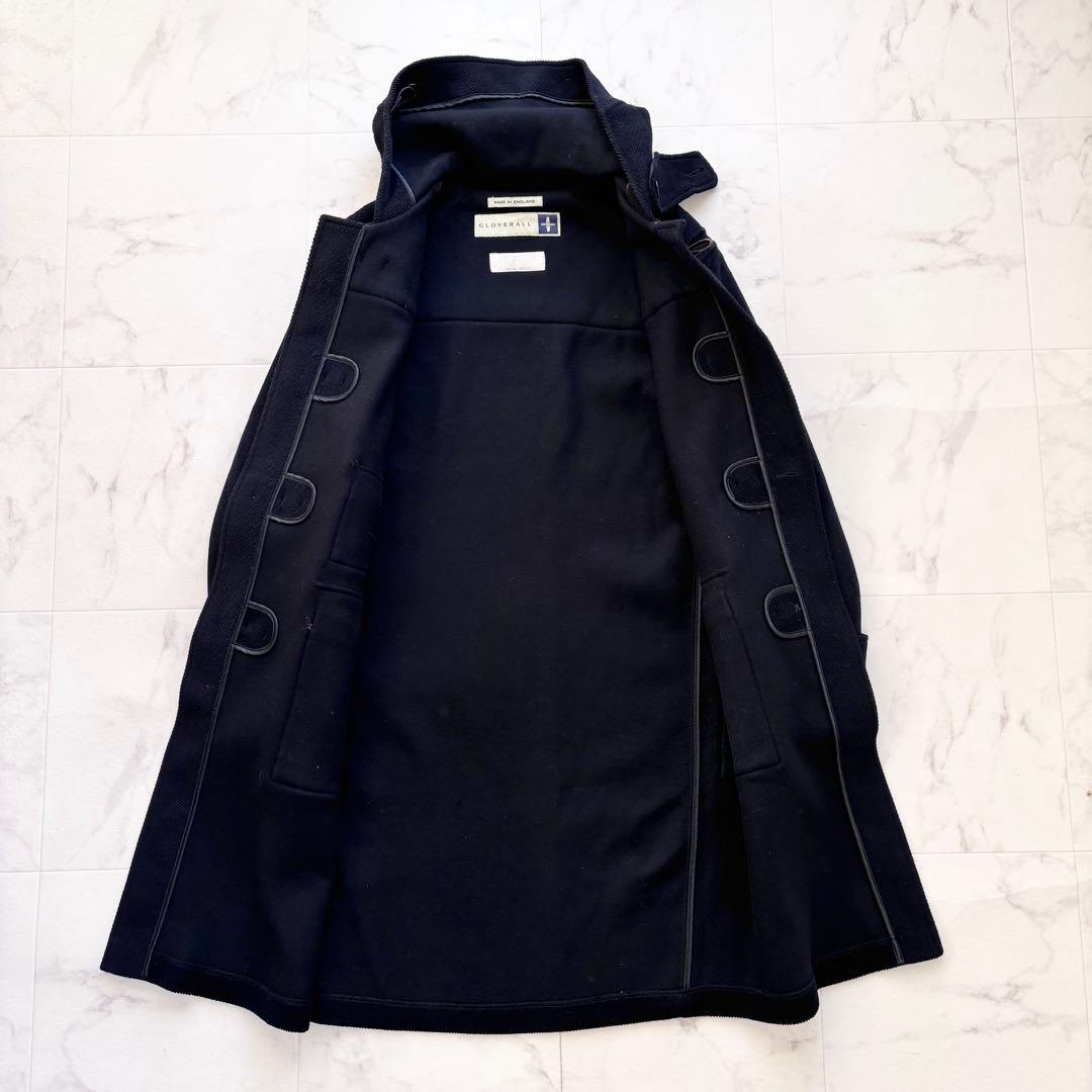 グローバーオール キングストン ダッフルコート ヘリンボーン ムーアブルック 紺