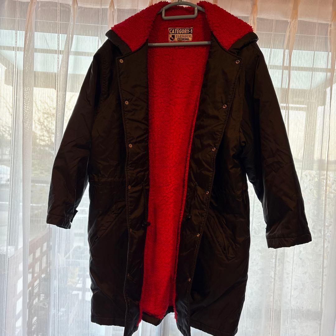 ヴィンテージ 1994年 グランパス ベンチコート Sサイズ 黒/赤