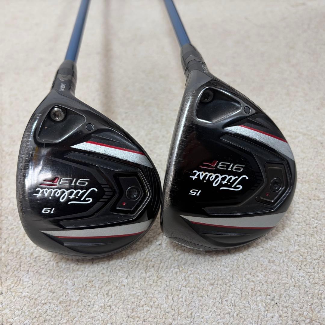 Titleist 913F フェアウェイウッド 15度 19度　ヘッドカバー付
