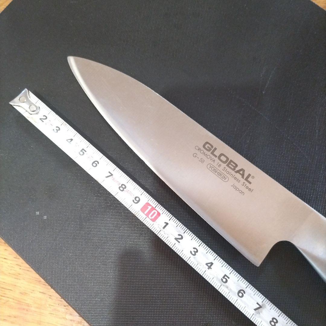 GLOBAL 包丁3本・シャープナーセット おまけ（チーズグレーター,ふきん）