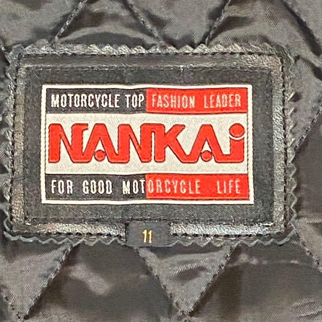 南海 レディース シングルライダースレザージャケット 牛革 11号