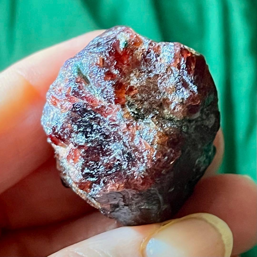 巨大 レッド ガーネット 163.65ct 原石 鉱物 天然石 パワーストーン