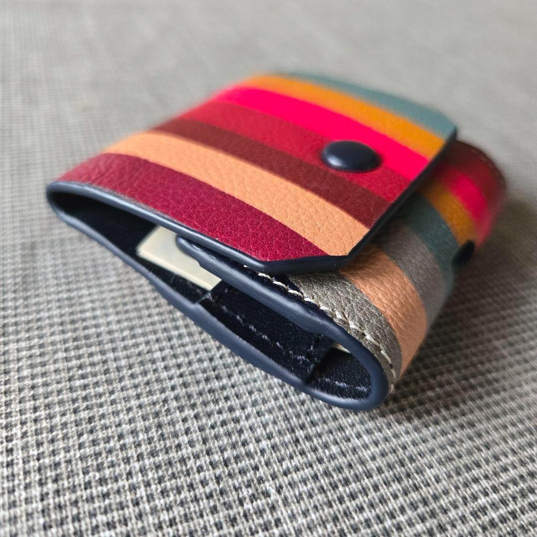 【新品】Paul Smith レザー イヤホンケース スワール マルチ 箱無し