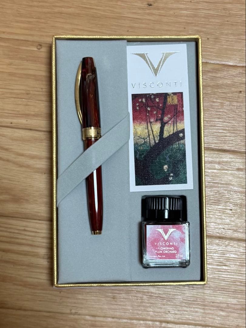 VISCONTI / ビスコンティ万年筆 ヴァンゴッホ 梅園レッド F
