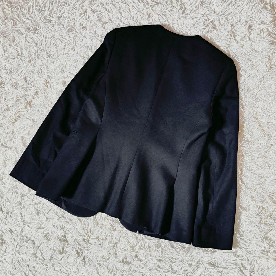 セオリー　ノーカラージャケット LINDRAYIA LIGHTSAXONY2