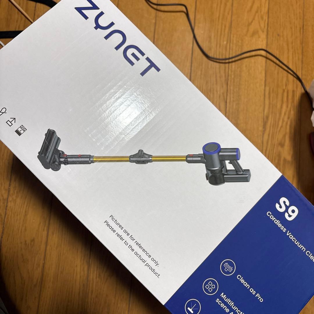 掃除機 コードレス 折りたたみ式・70KPa超強力吸引・自立式　LED緑ライト