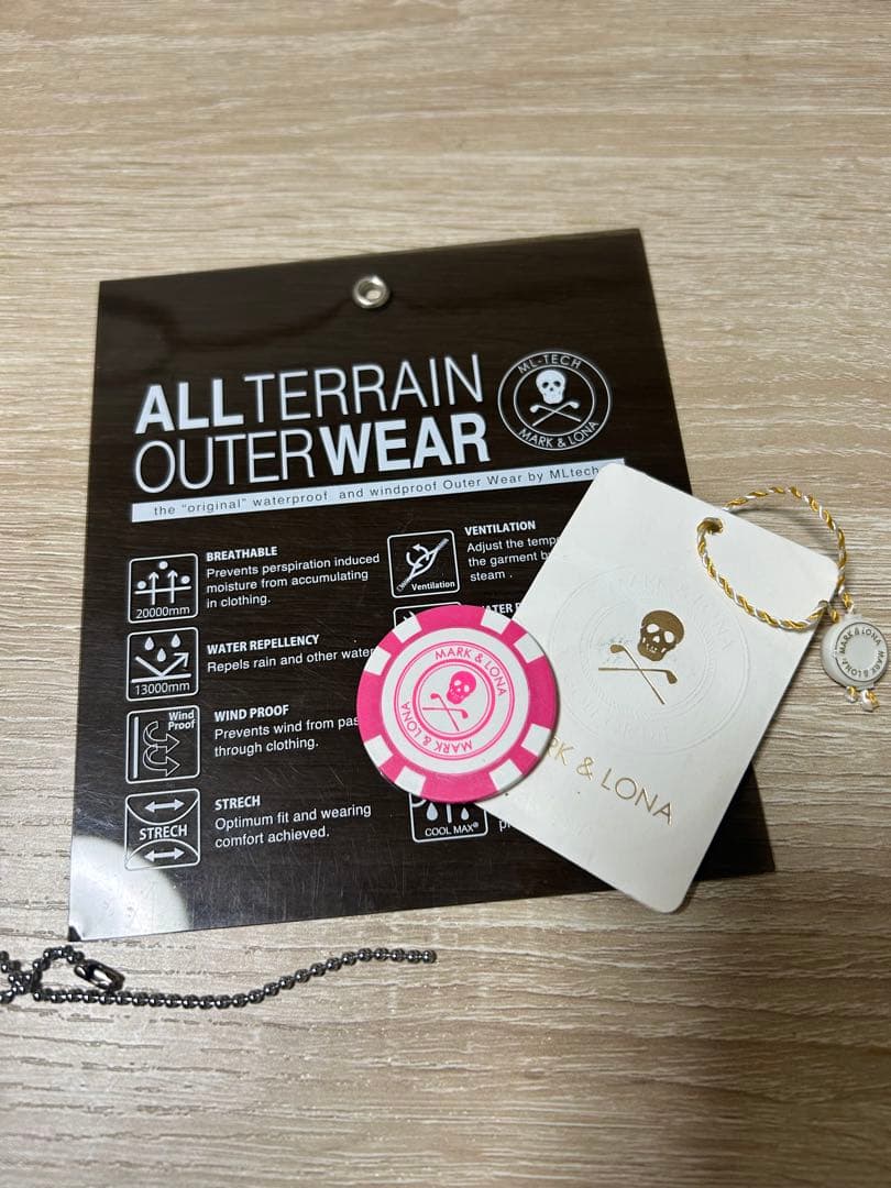 マークアンドロナ　レインウェア　2way