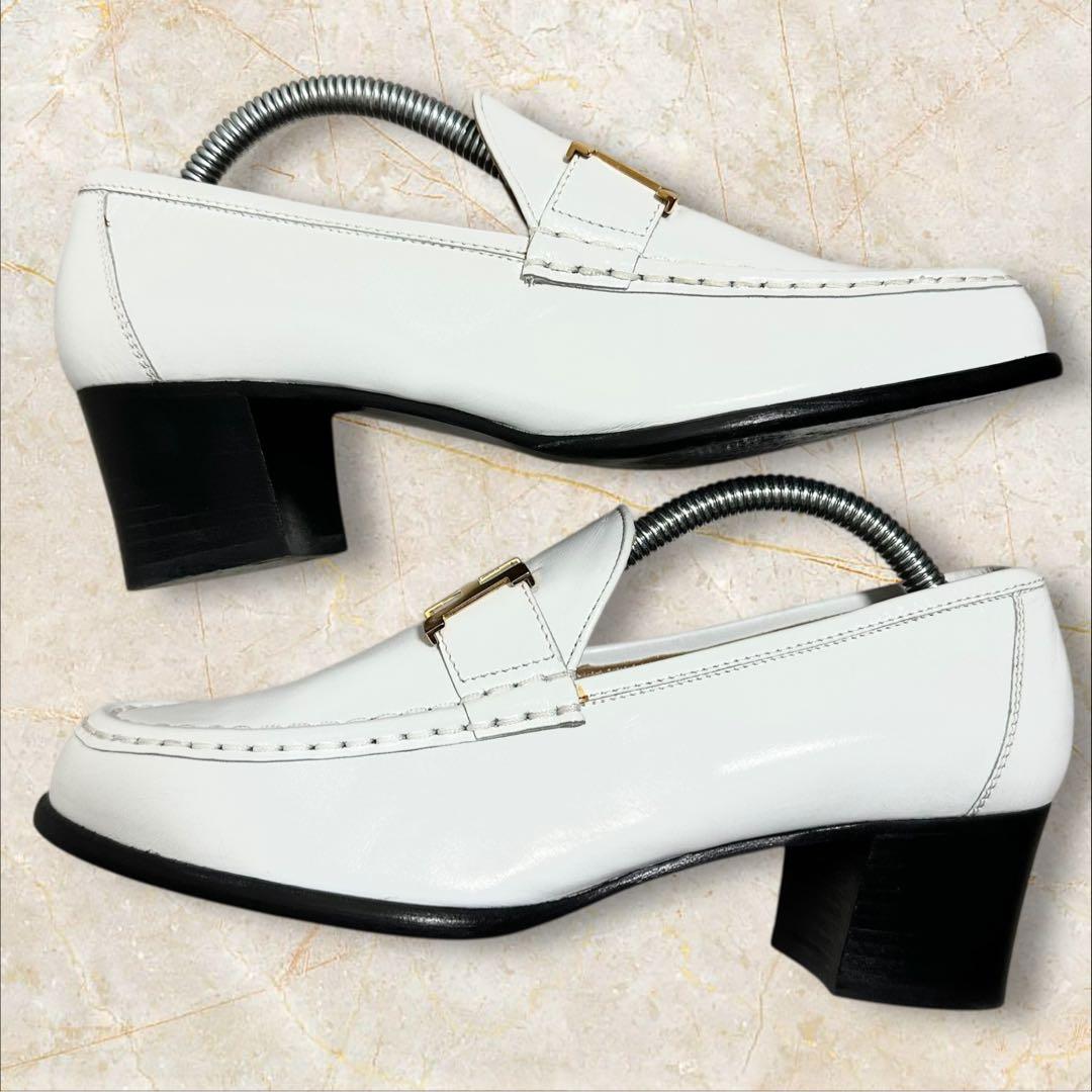 エルメス モカシンパリ ローファー ヒール 37 24cm