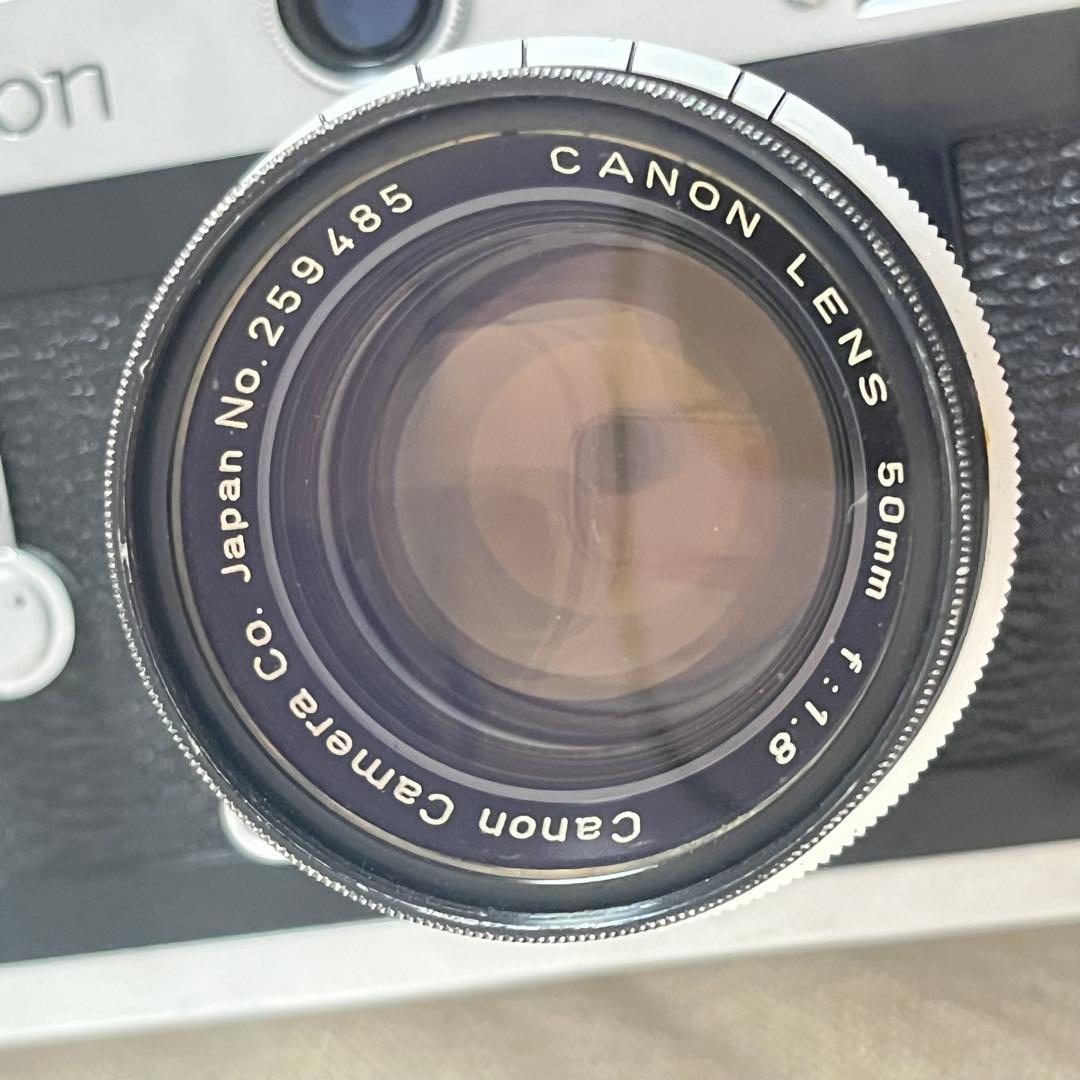 キャノン Canon オールドカメラ　P 型　ポピュレール　50mm f1.8