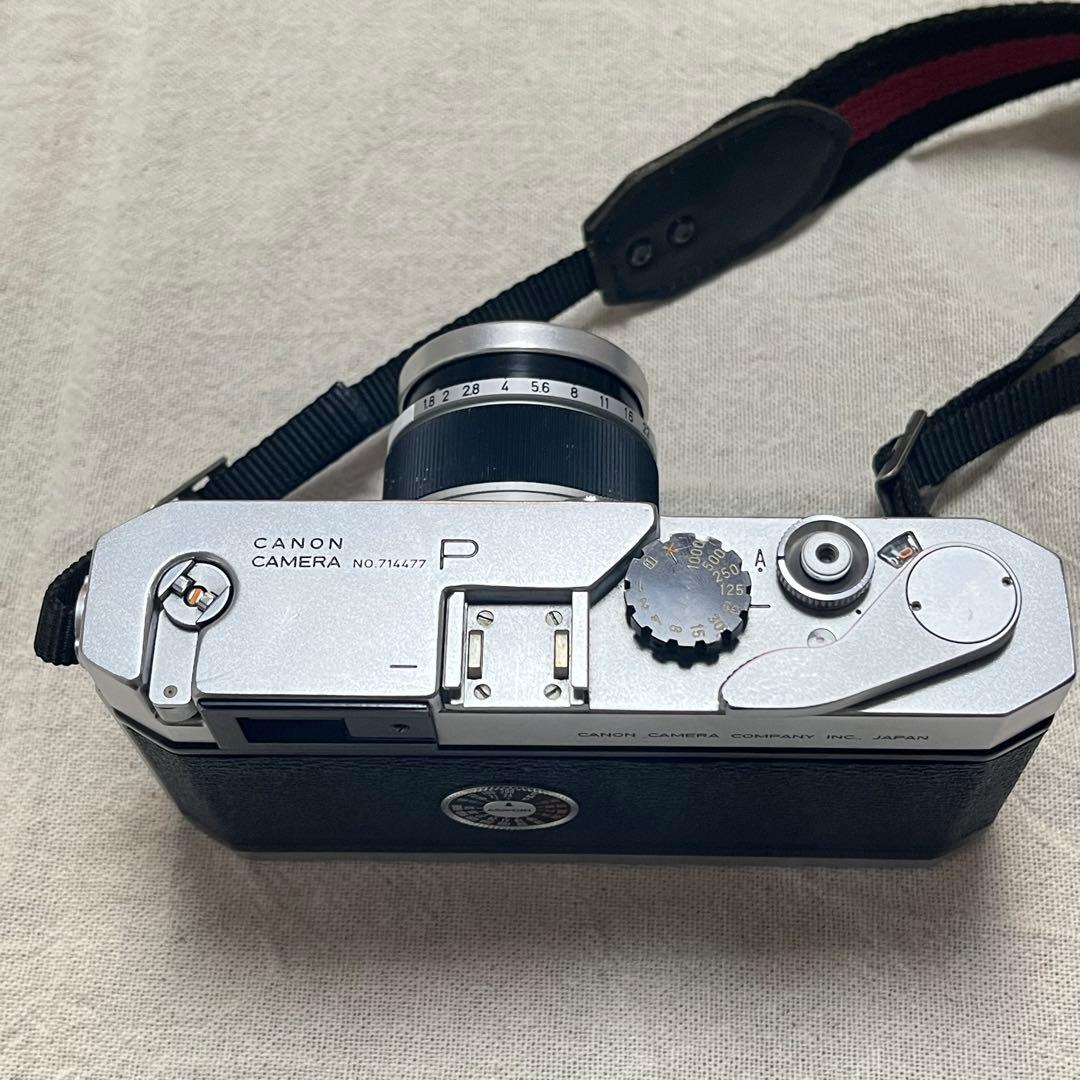 キャノン Canon オールドカメラ　P 型　ポピュレール　50mm f1.8