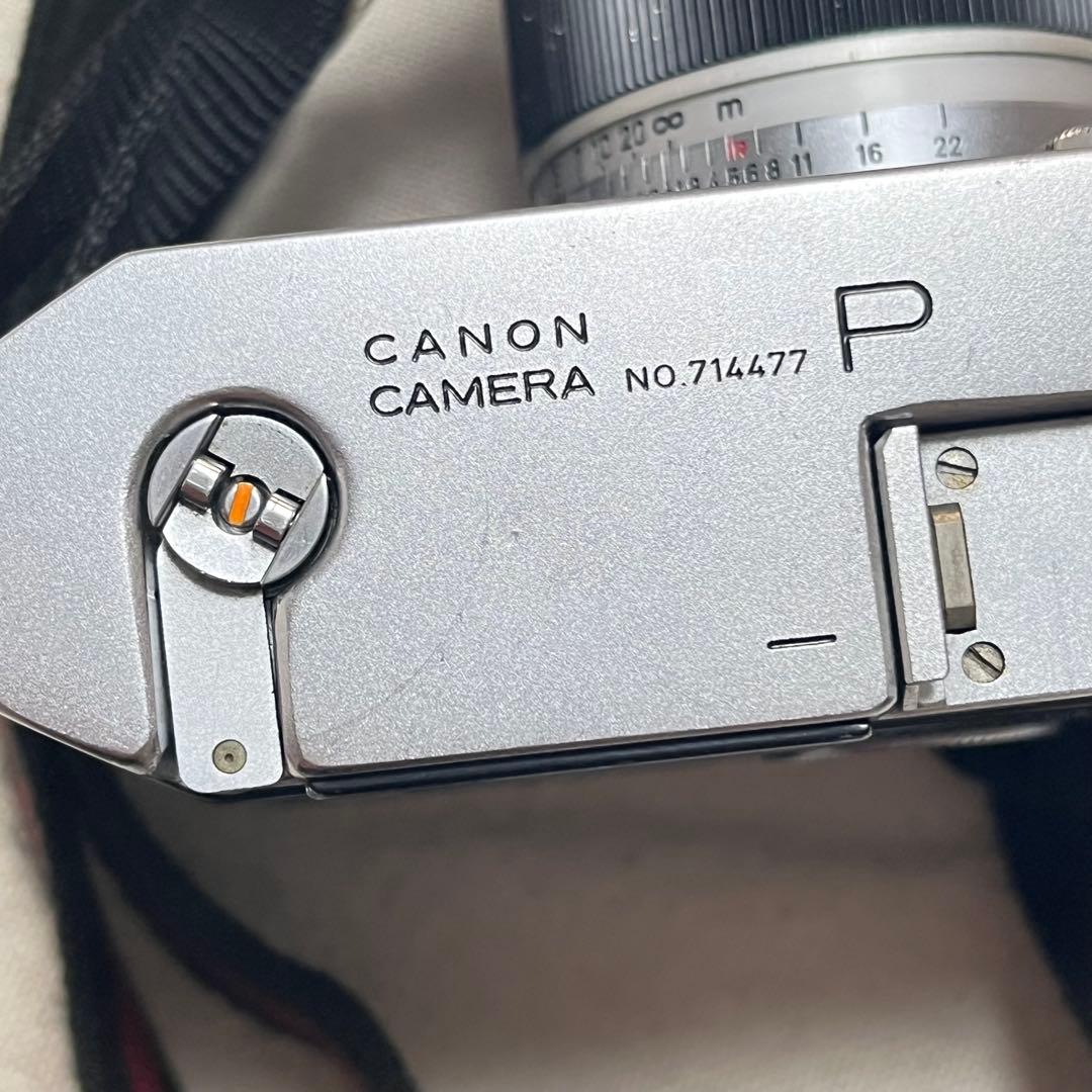 キャノン Canon オールドカメラ　P 型　ポピュレール　50mm f1.8