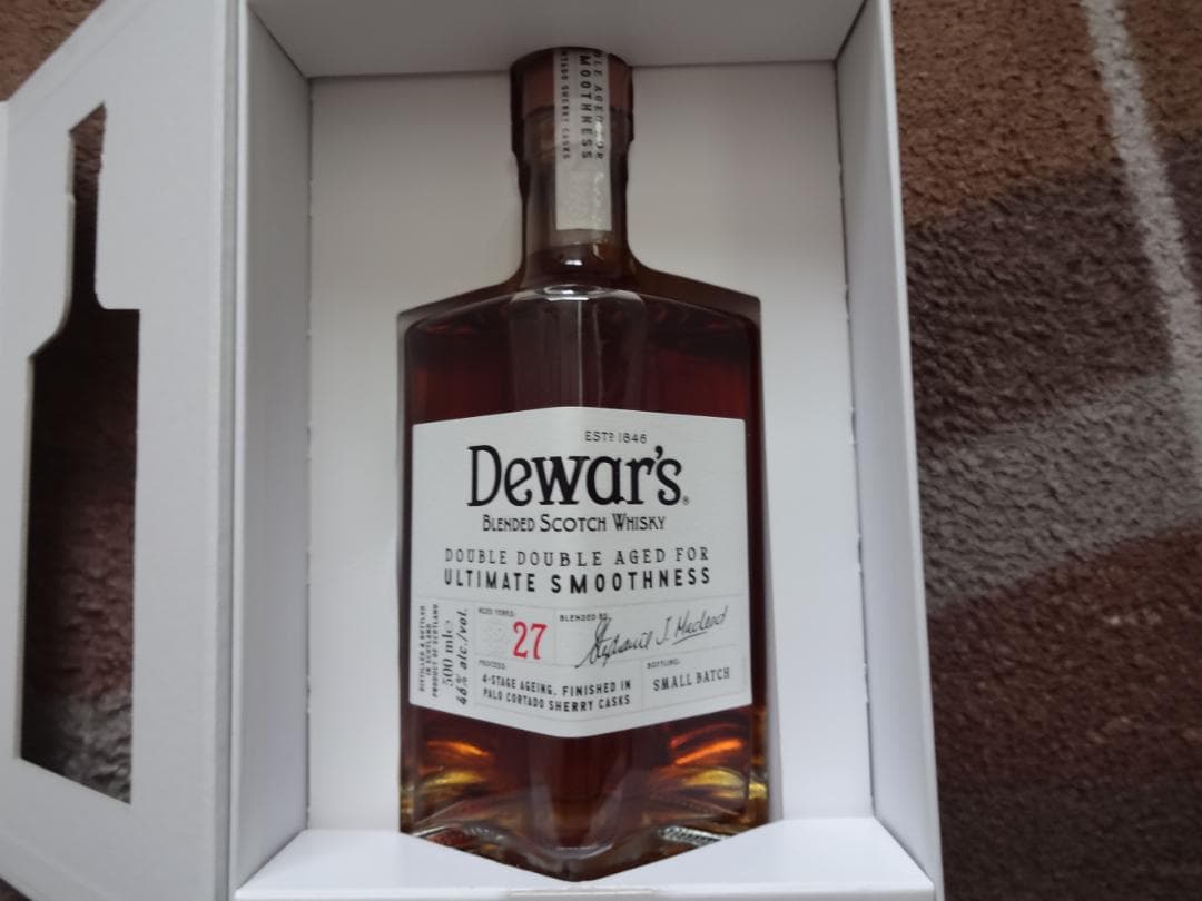 デュワーズ ダブルダブル 27年 40度 500ml 箱付 未開栓