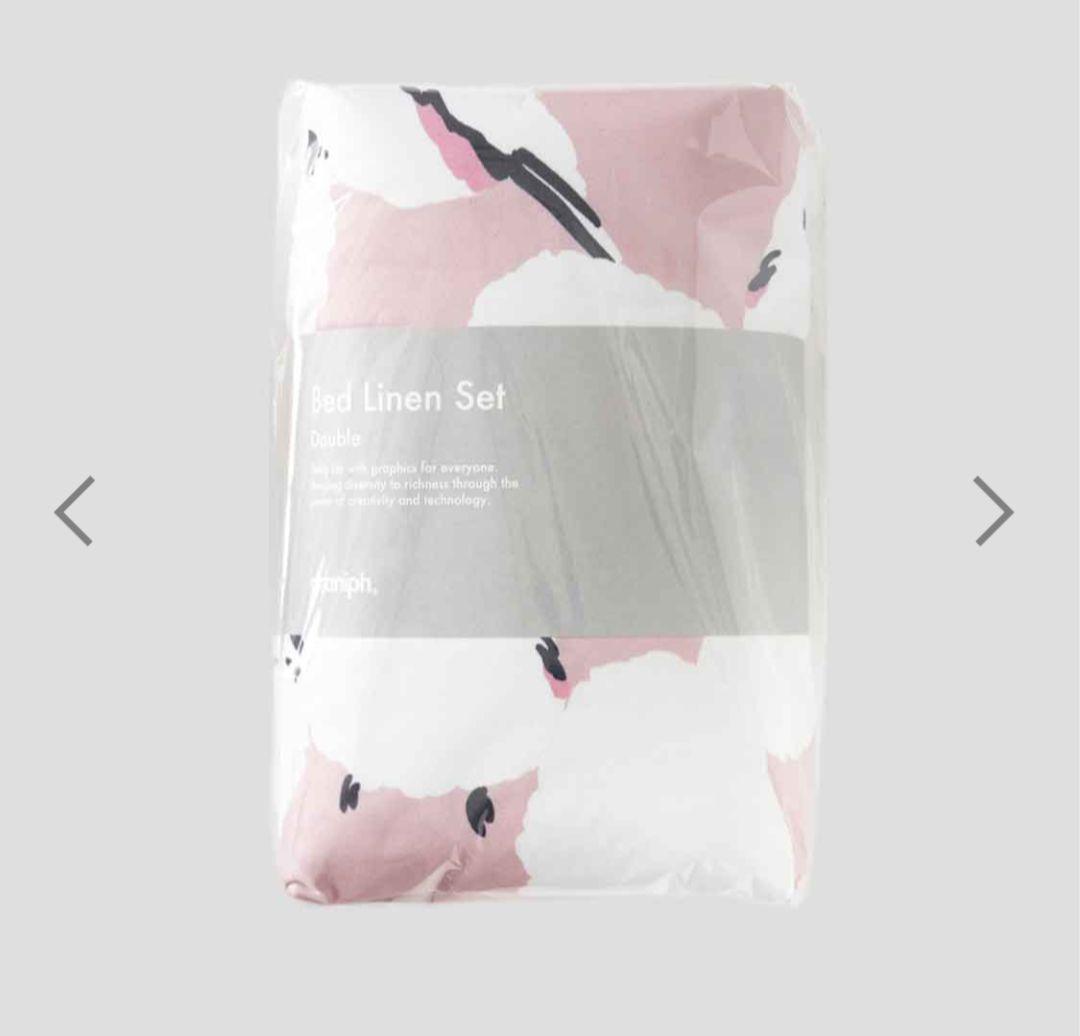 シマエナガ｜ベッドリネン 4ピースセット ダブル