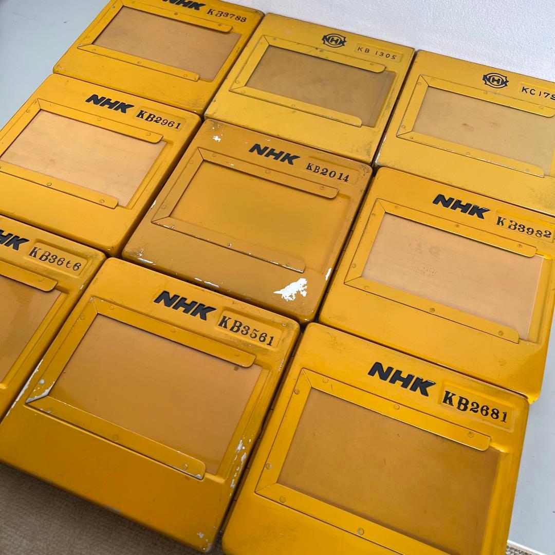 値下げしました　昭和レトロ　NHK テープリールケース　9個セット