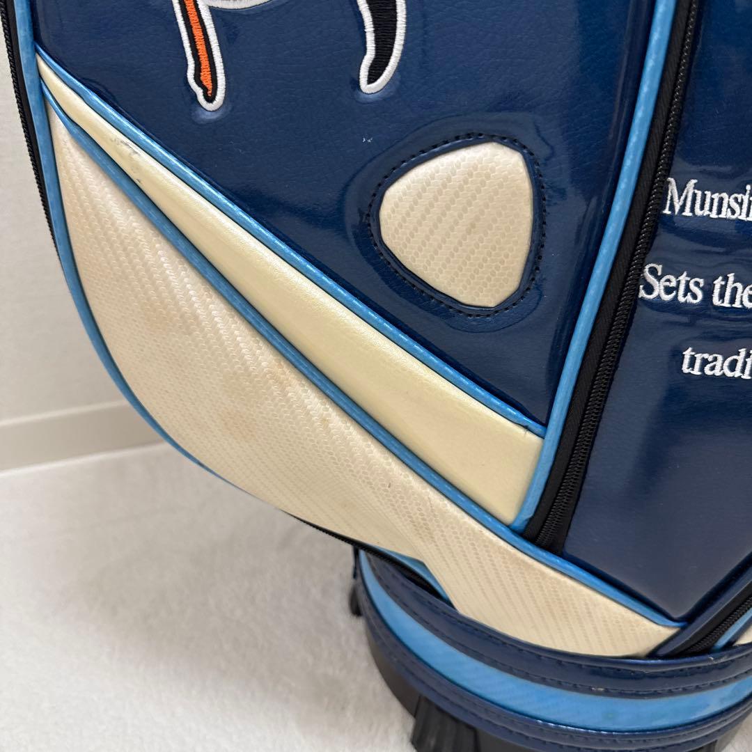 Munsingwear ゴルフキャディバッグ ネイビー