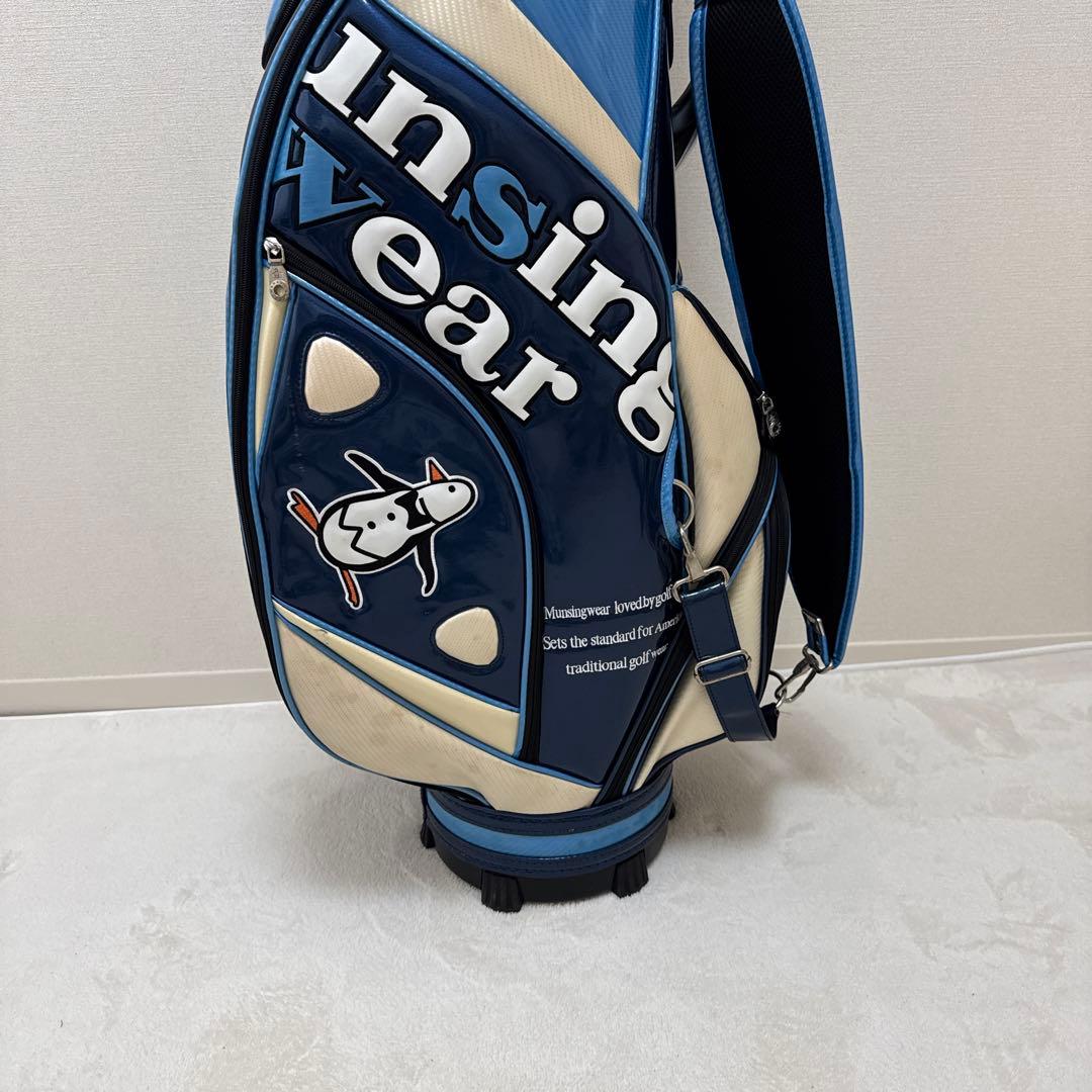 Munsingwear ゴルフキャディバッグ ネイビー