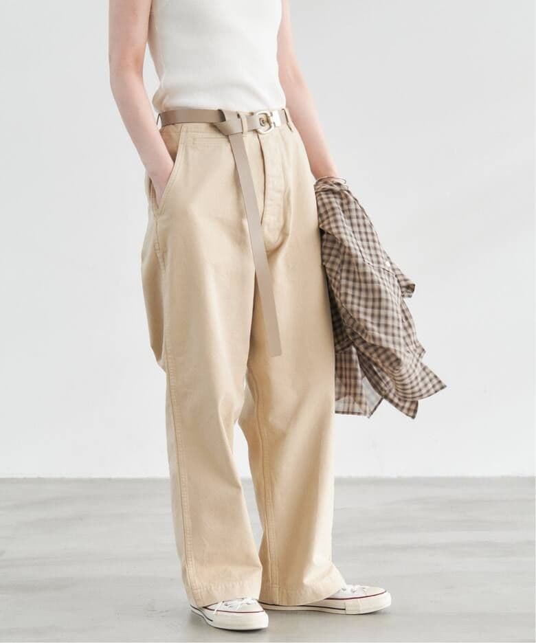 Spick and Span Higuchi×S チノワイドパンツ 38