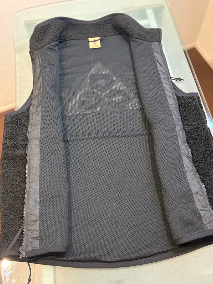 最終価格希少NIKE ACG フリースベスト ブラック Lサイズ