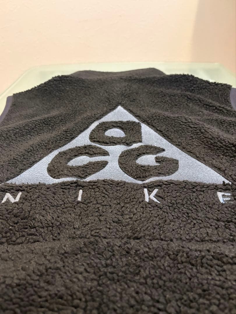 最終価格希少NIKE ACG フリースベスト ブラック Lサイズ