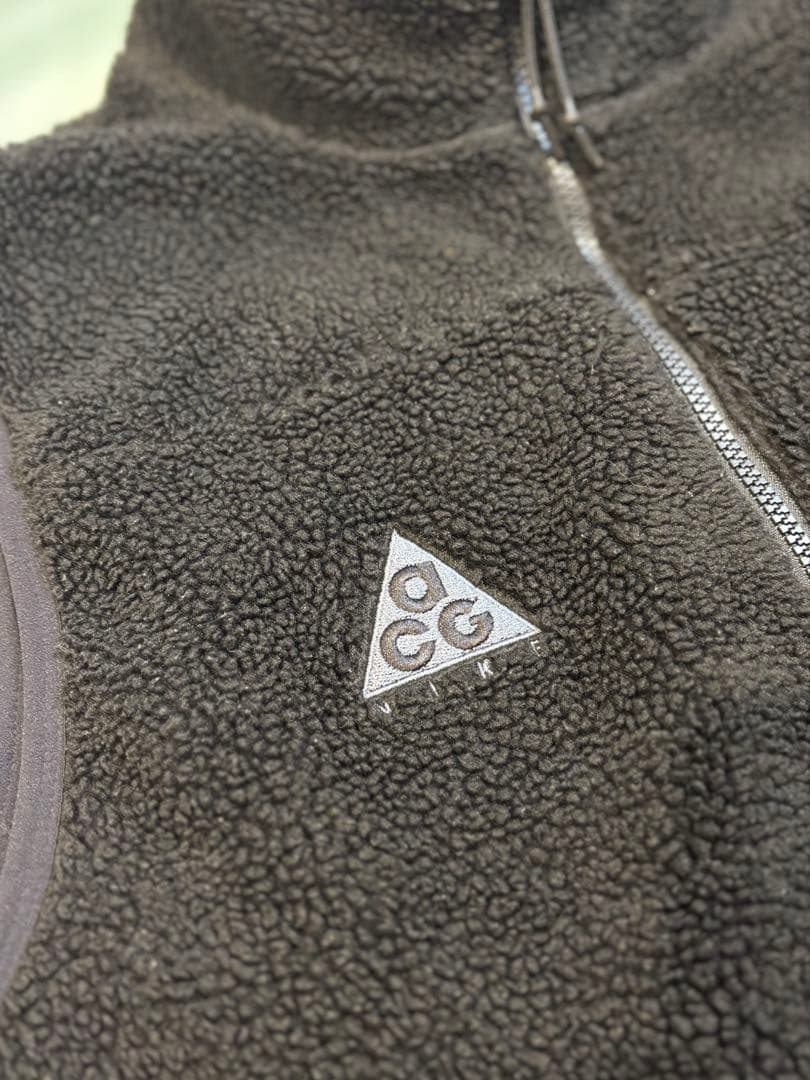 最終価格希少NIKE ACG フリースベスト ブラック Lサイズ