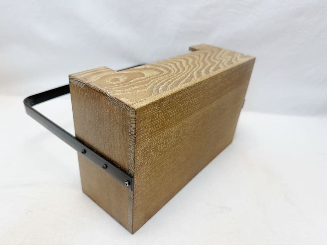 未使用 茶道具 桑 田楽 手持ち 煙草盆 鉄山作 黒織部 火入 灰吹 セット元箱