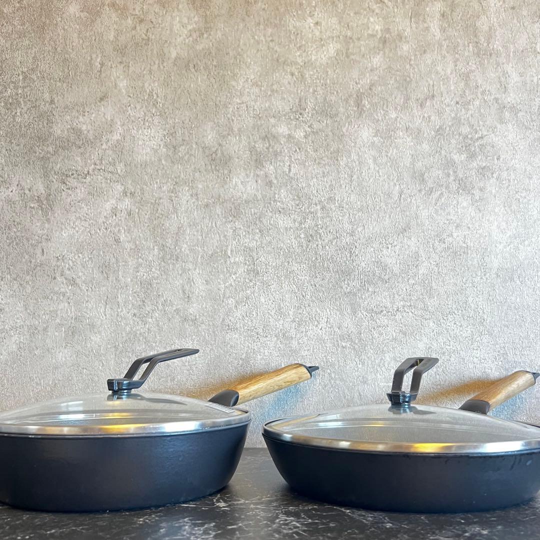 バーミキュラ フライパン＆リッド 2サイズセット