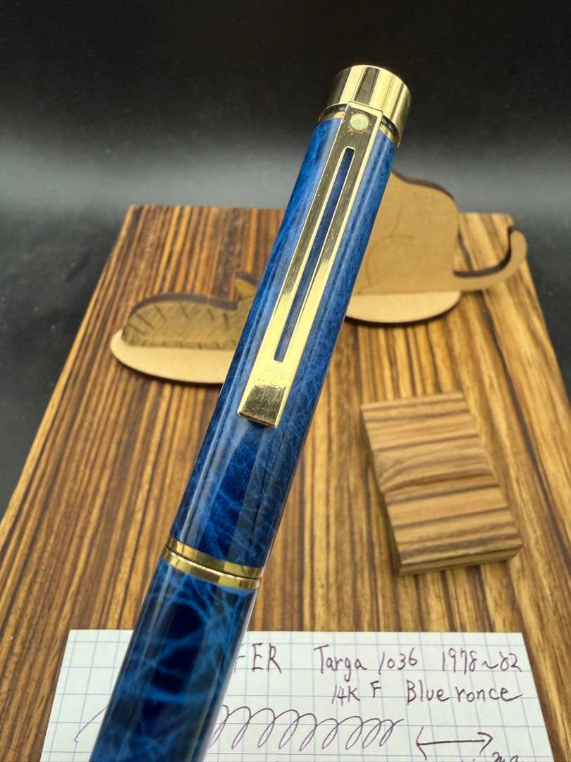 SHEAFFER 万年筆 タルガ 1036 Blue Ronce 14K