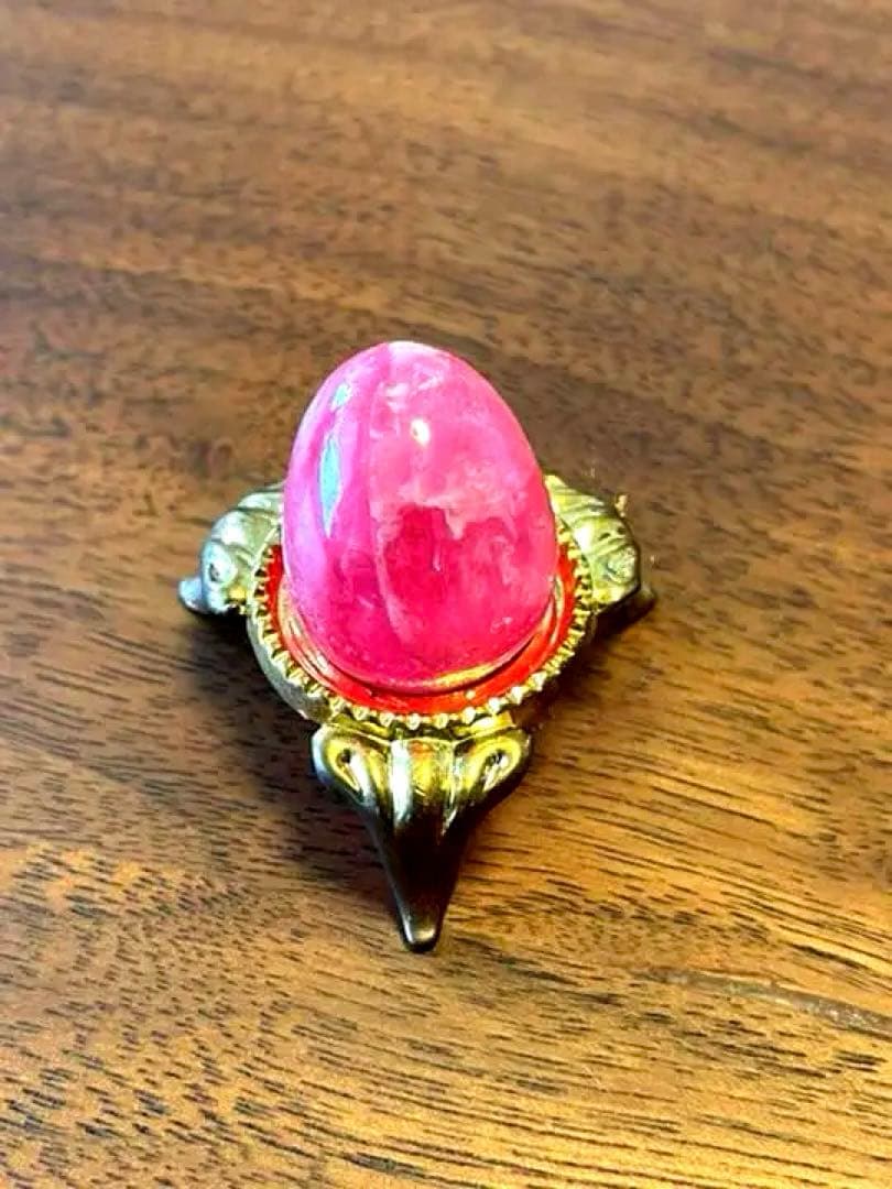 スイートホーム鉱山　インカローズ　ロードクロサイト　エッグ型　天然石　水晶　貴石