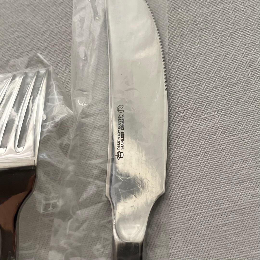 カイボイスン ディナーカトラリー セット ロゴ刻印 ミラー 21本 スプーン