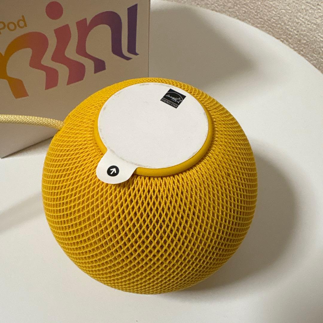 Apple  Pod mini イエロー　美品　スマートスピーカー