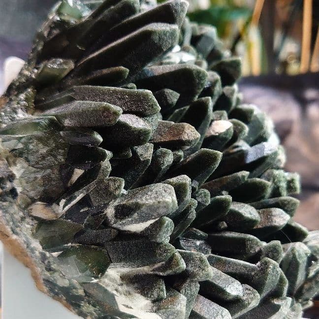 龍神の水晶✧超希少ヒンドゥーグリーン緑水晶クラスター✺Ganesh Himal