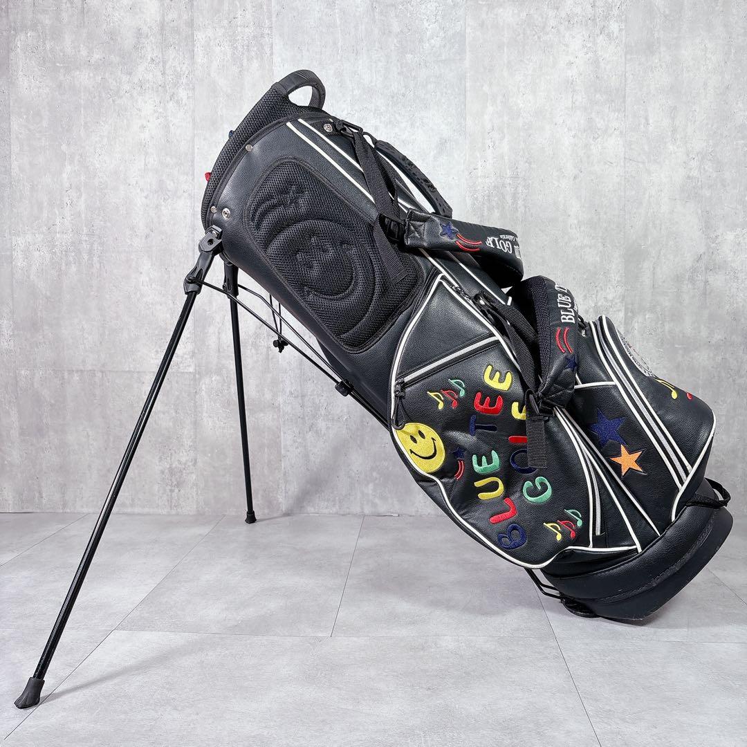 V585 BLUE TEE ゴルフ スタンド式 キャディバッグ スマイル