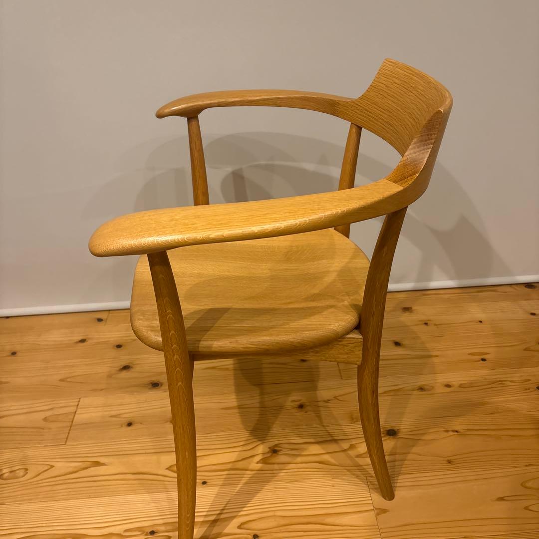 ［かつぼん］飛騨産業　クレセント　SG261A天然木　ダイニングチェア