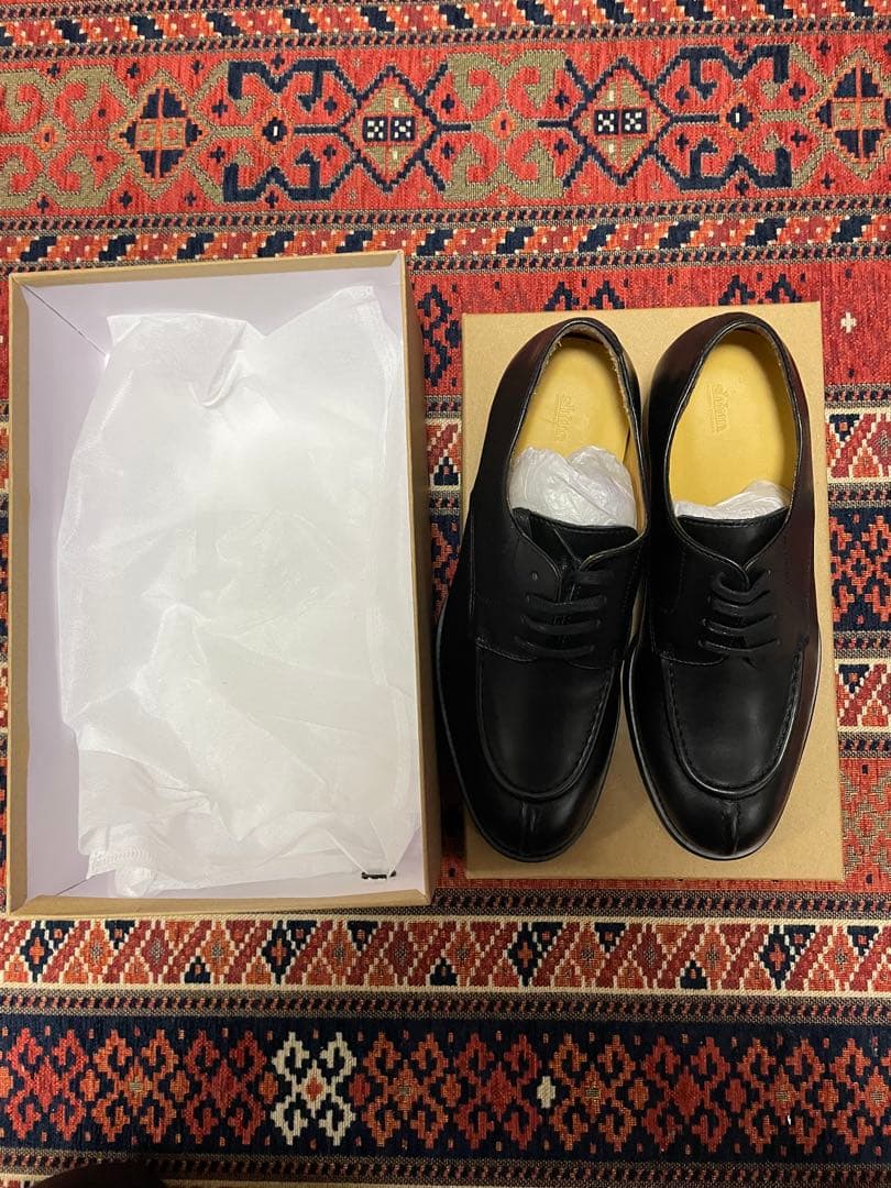 【shiun】 COW LEATHER U-TIP DERBY