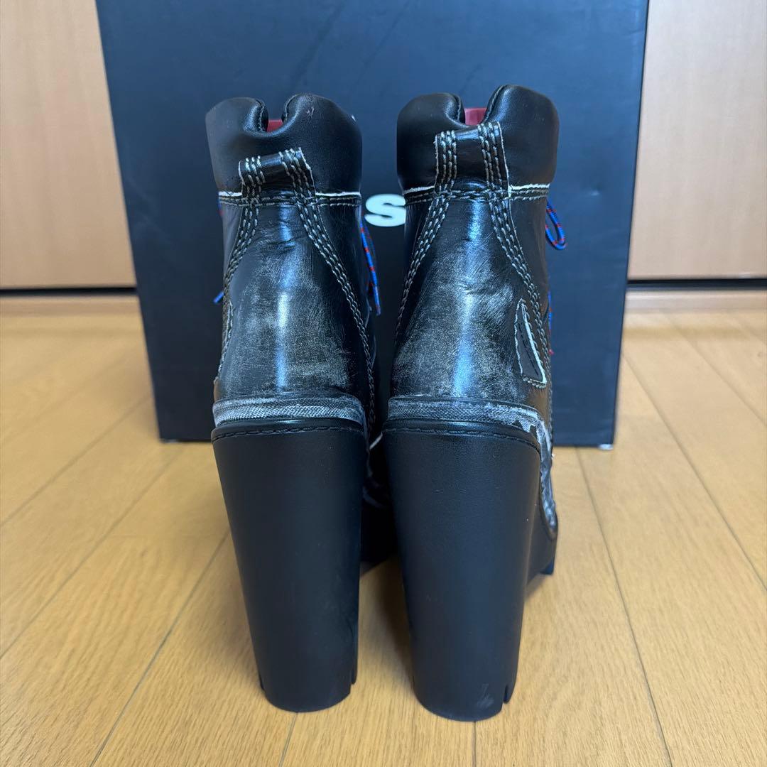 DIESELハイヒールブーツ ブラック 38サイズ　24.5センチ